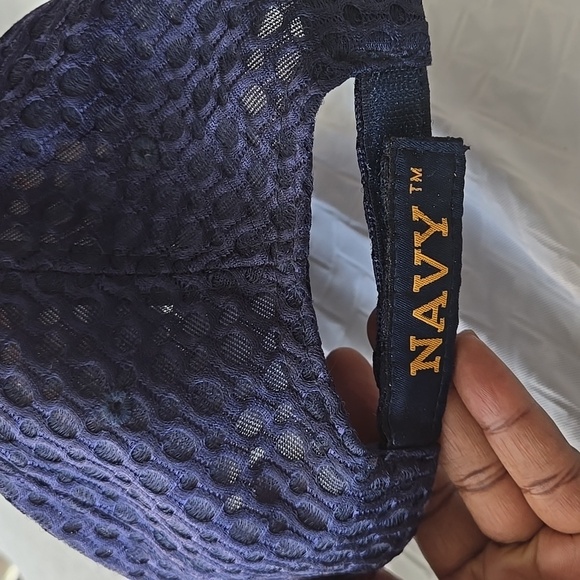 Navy Veteran Baseball Cap with Embroidered Patch - Picture 3 of 6
